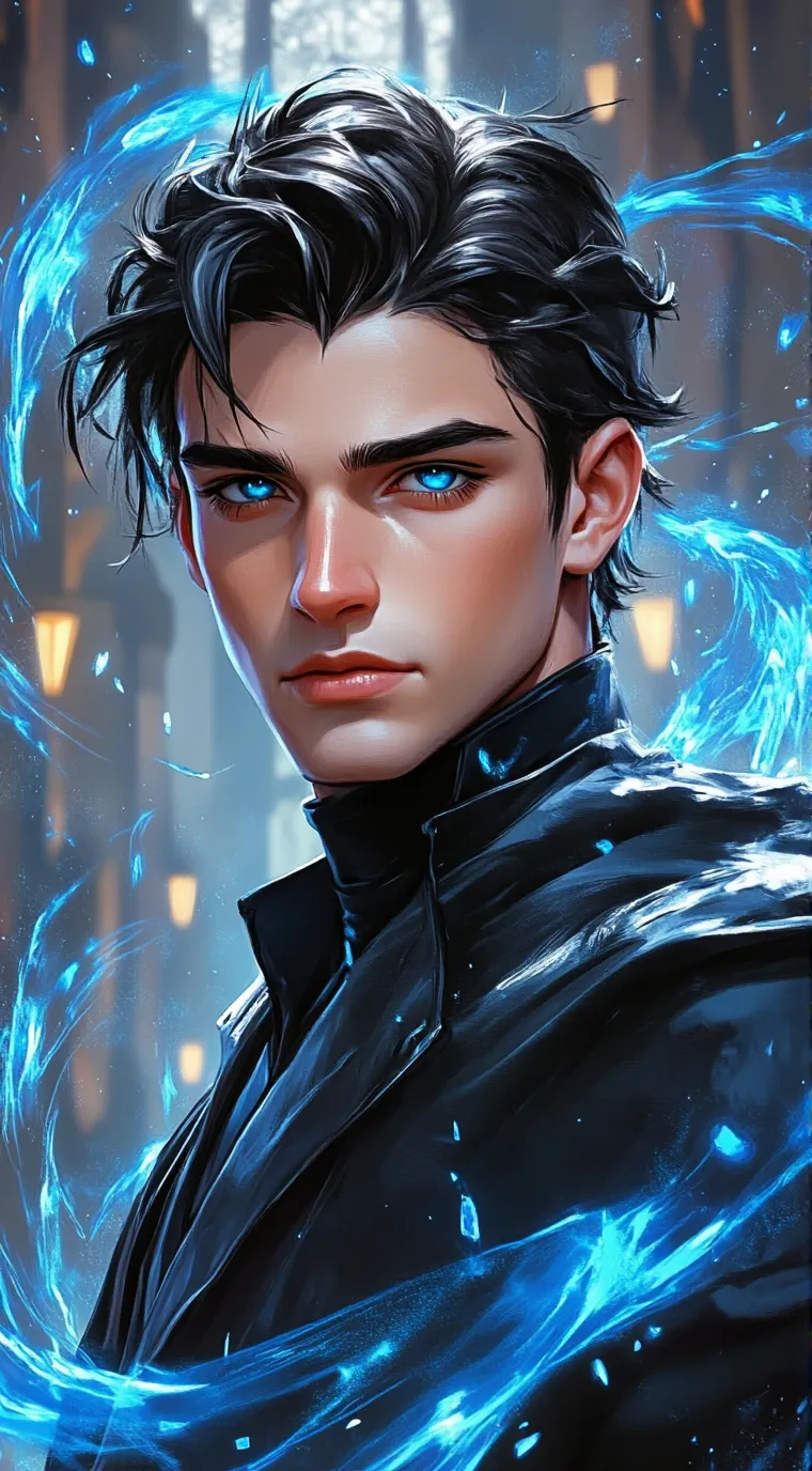 ai character: midnight background