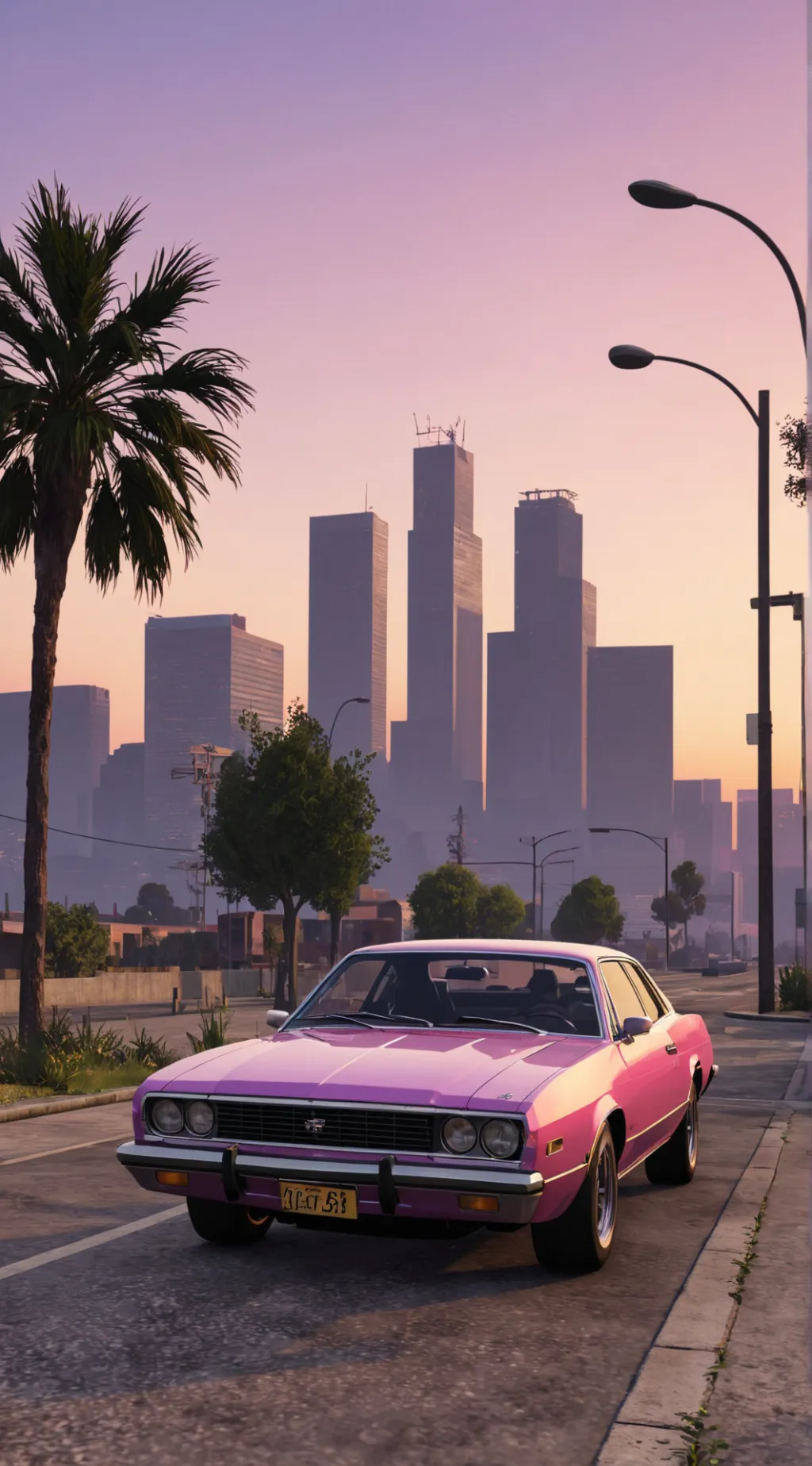 ai character: Vice city  background