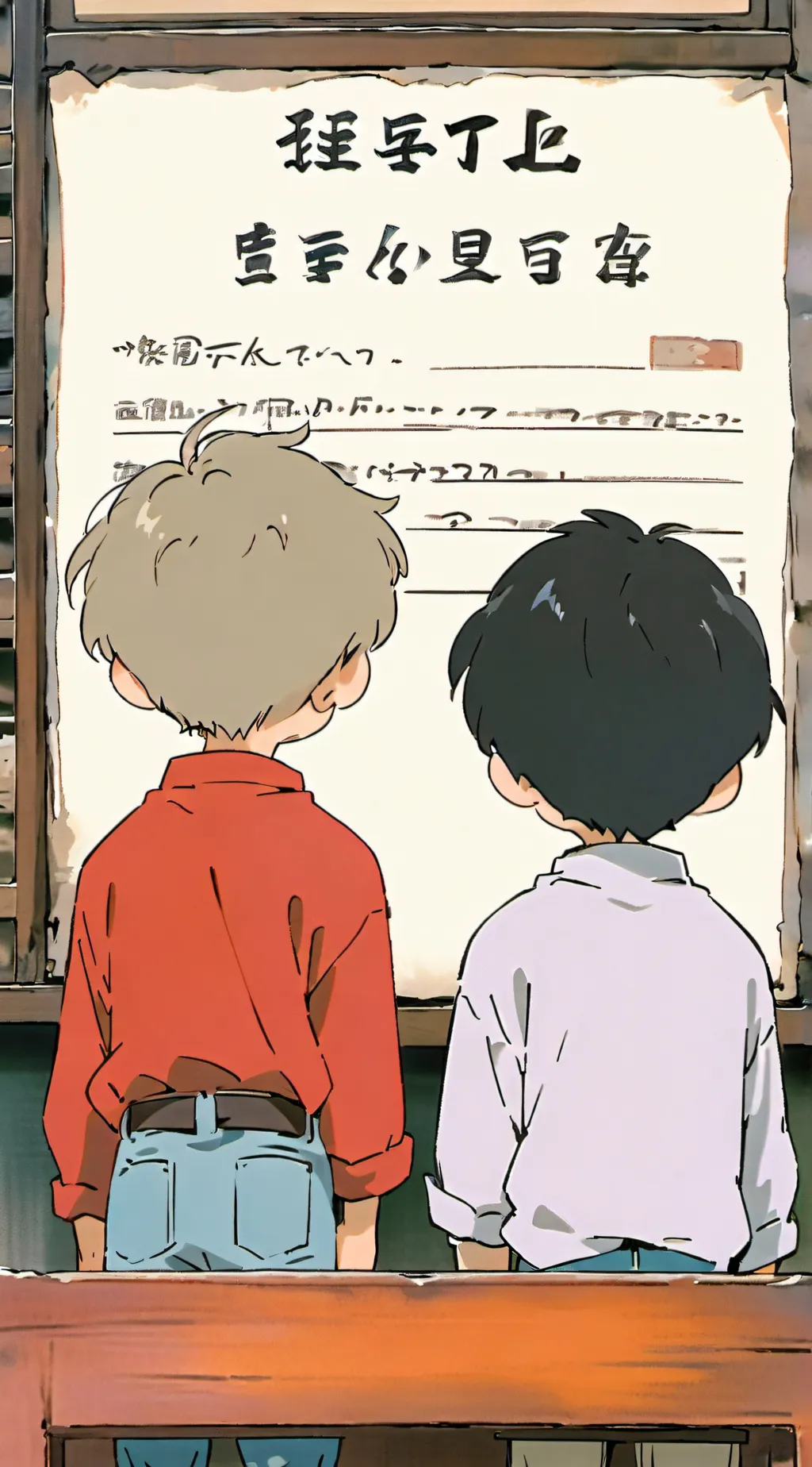 ai character: u and bro😭 background