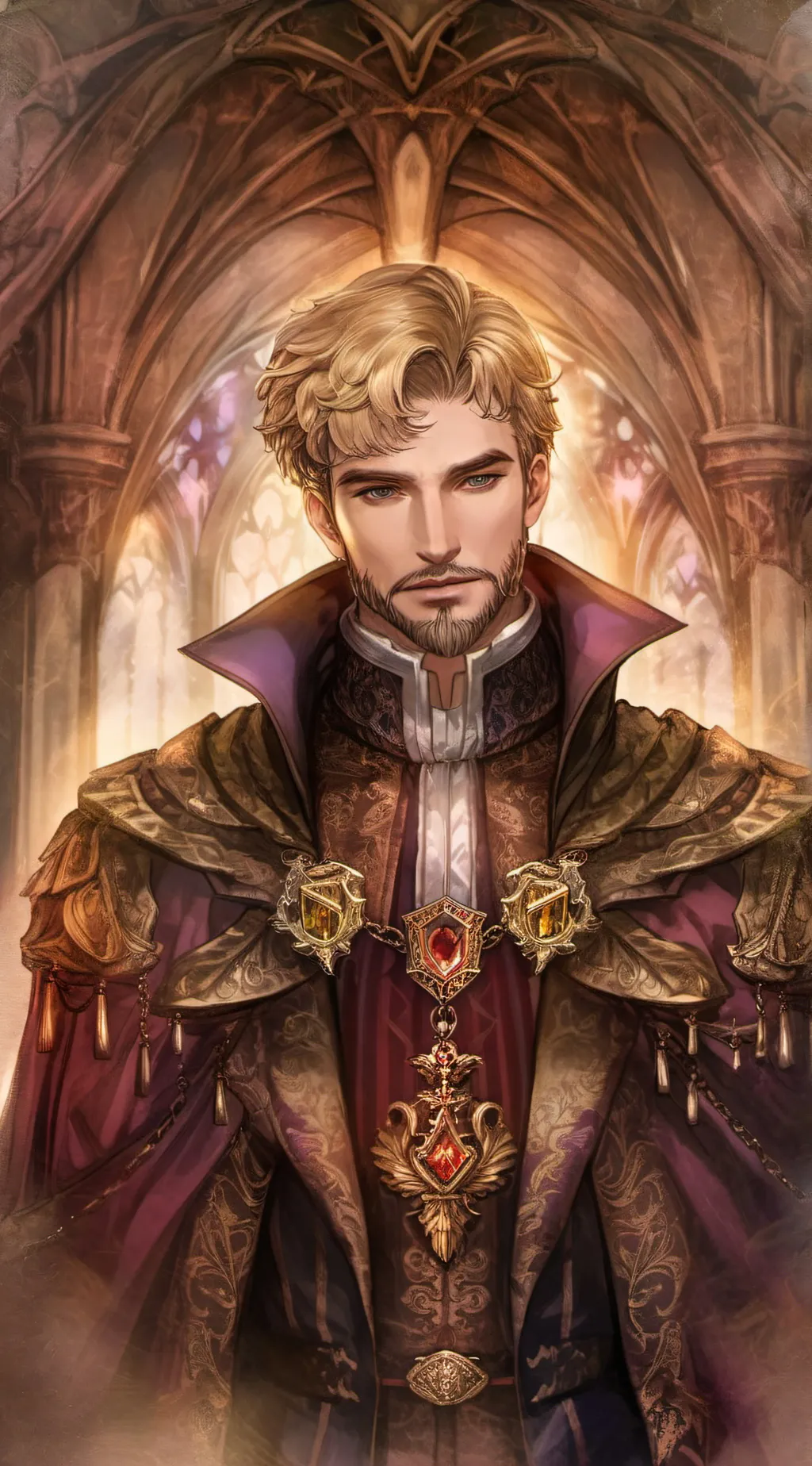 ai character: King Nathin background