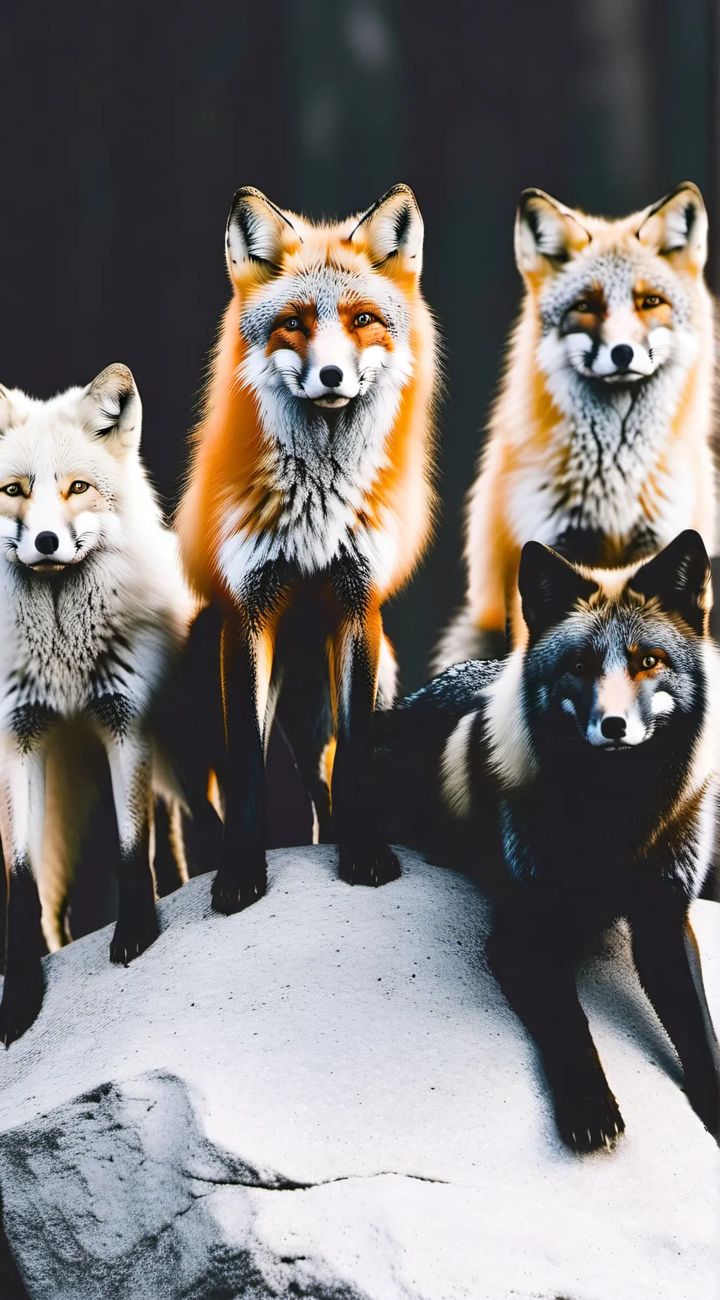 ai character: fox group background