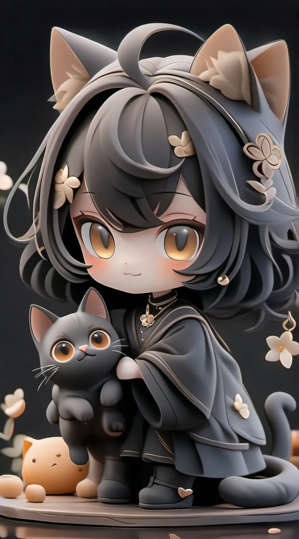 ai character: kitten background