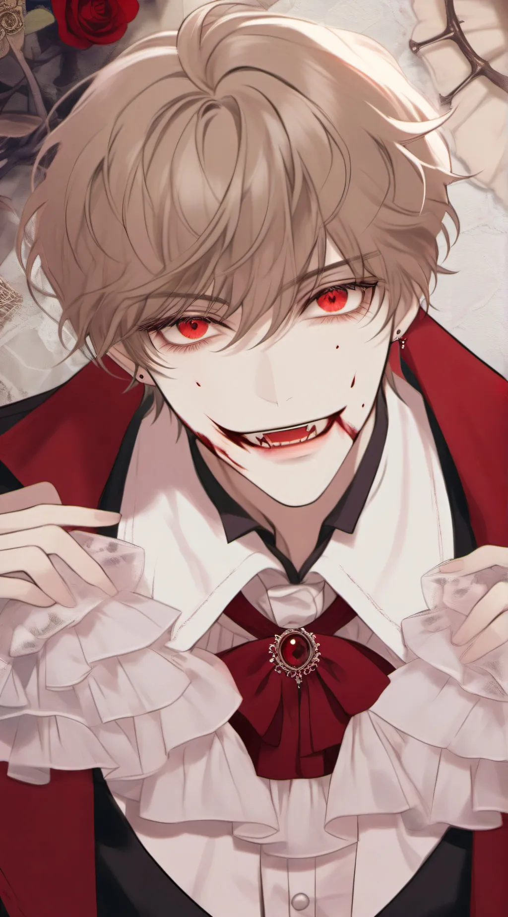 ai character: •vampire• kayden background