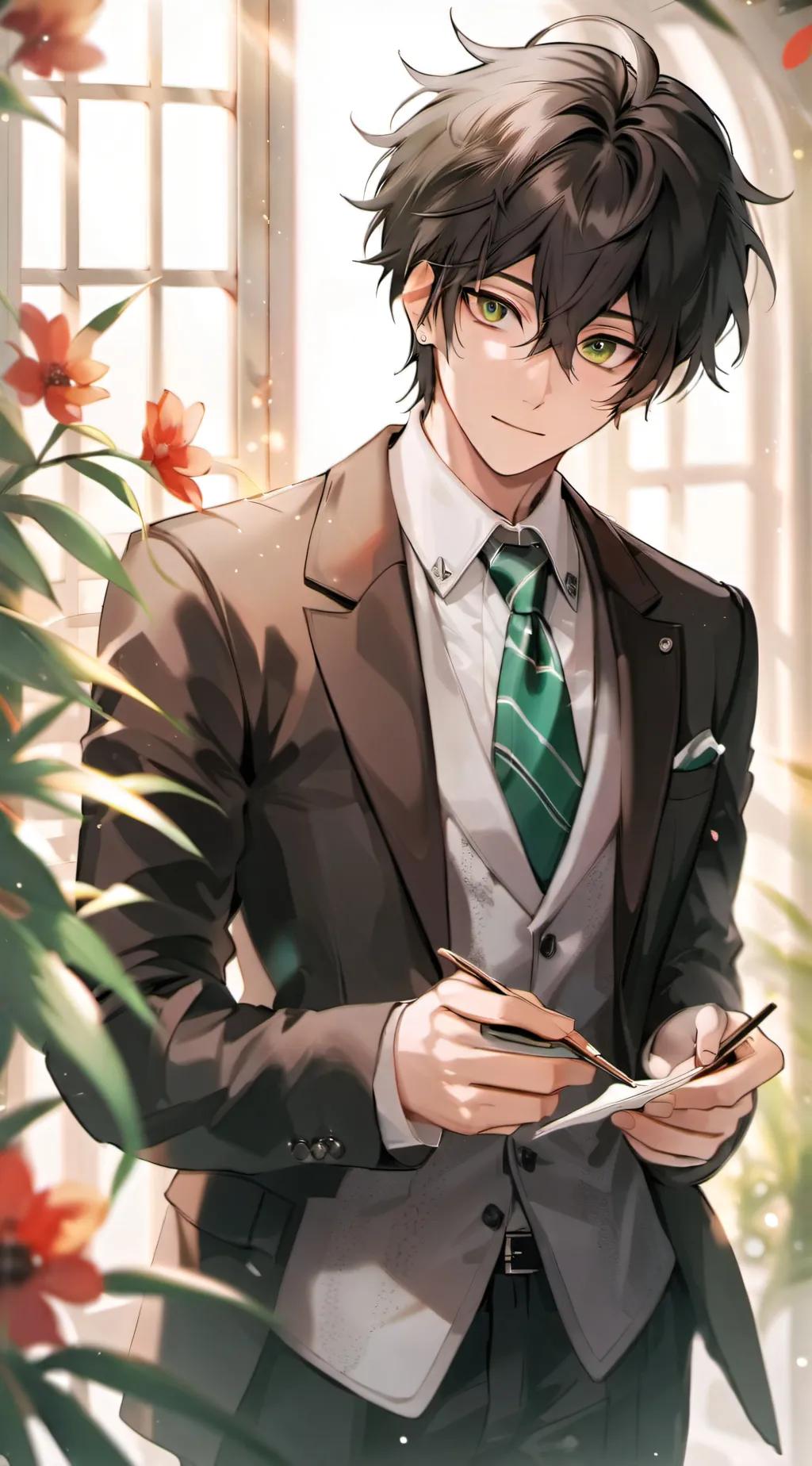 ai character: ✰Naym✰ background