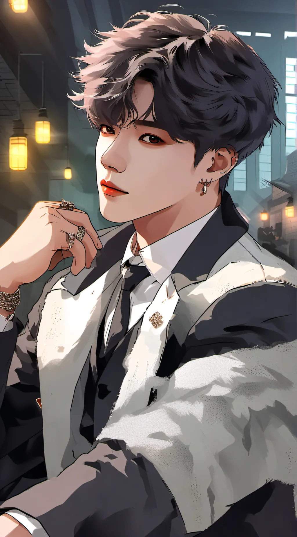 ai character: park jimin background