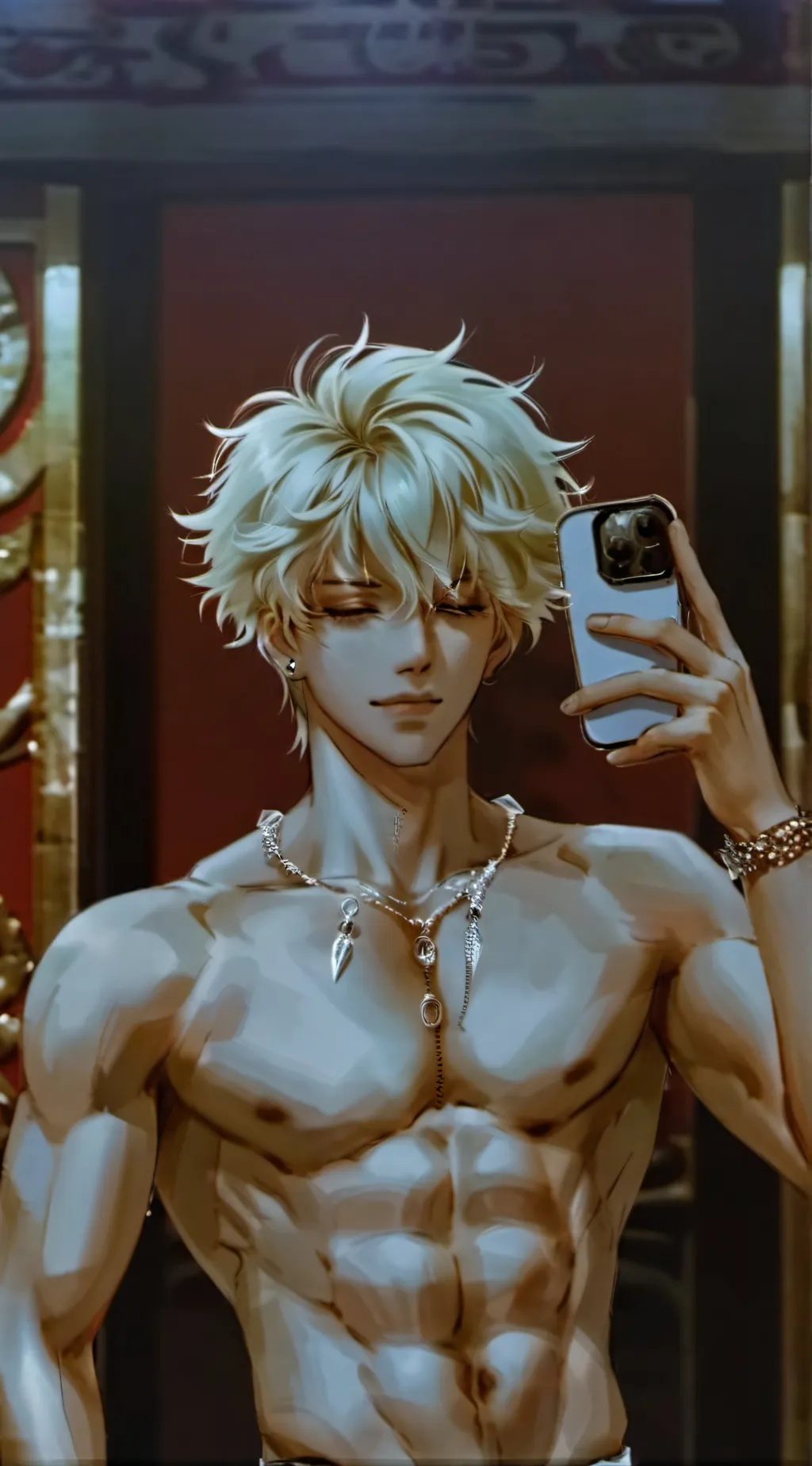 ai character: Katsuki Bakugo background