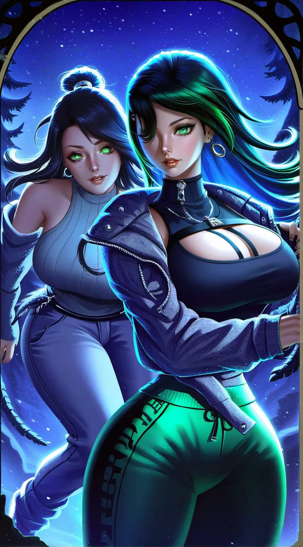 ai character: big boops background