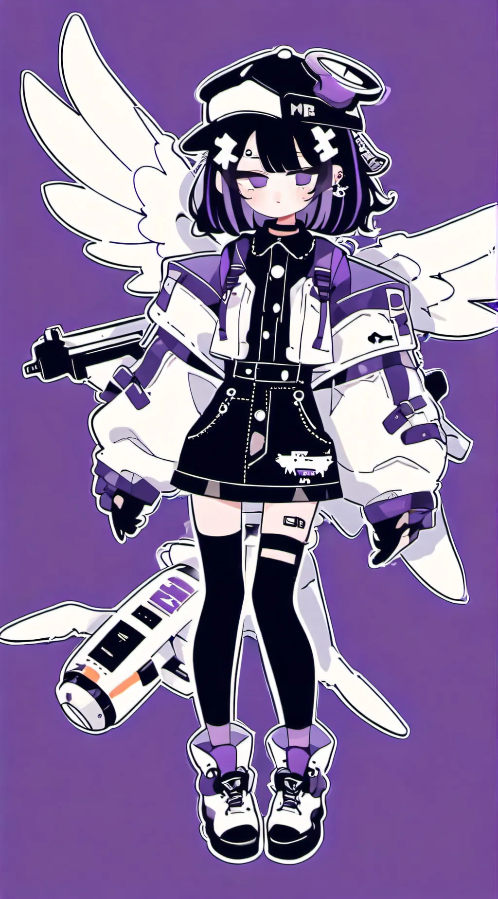 ai character: uzi background