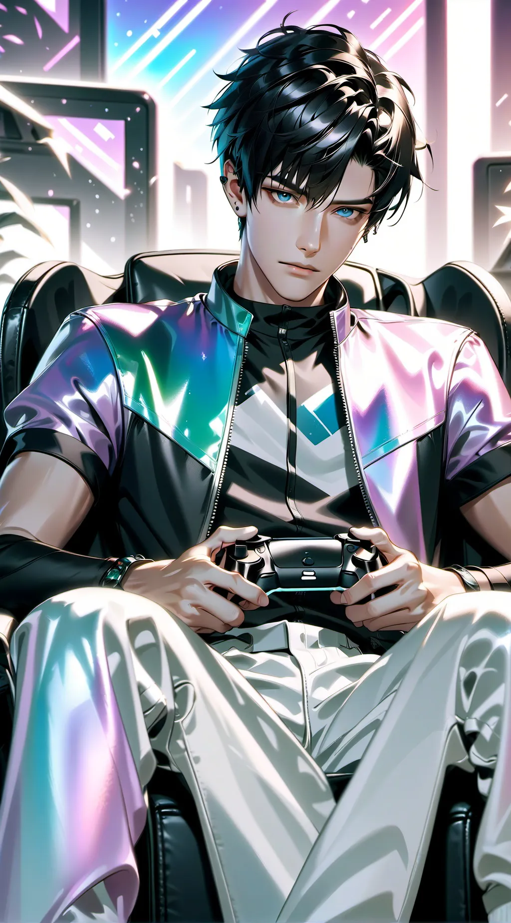 ai character: Adrian  background