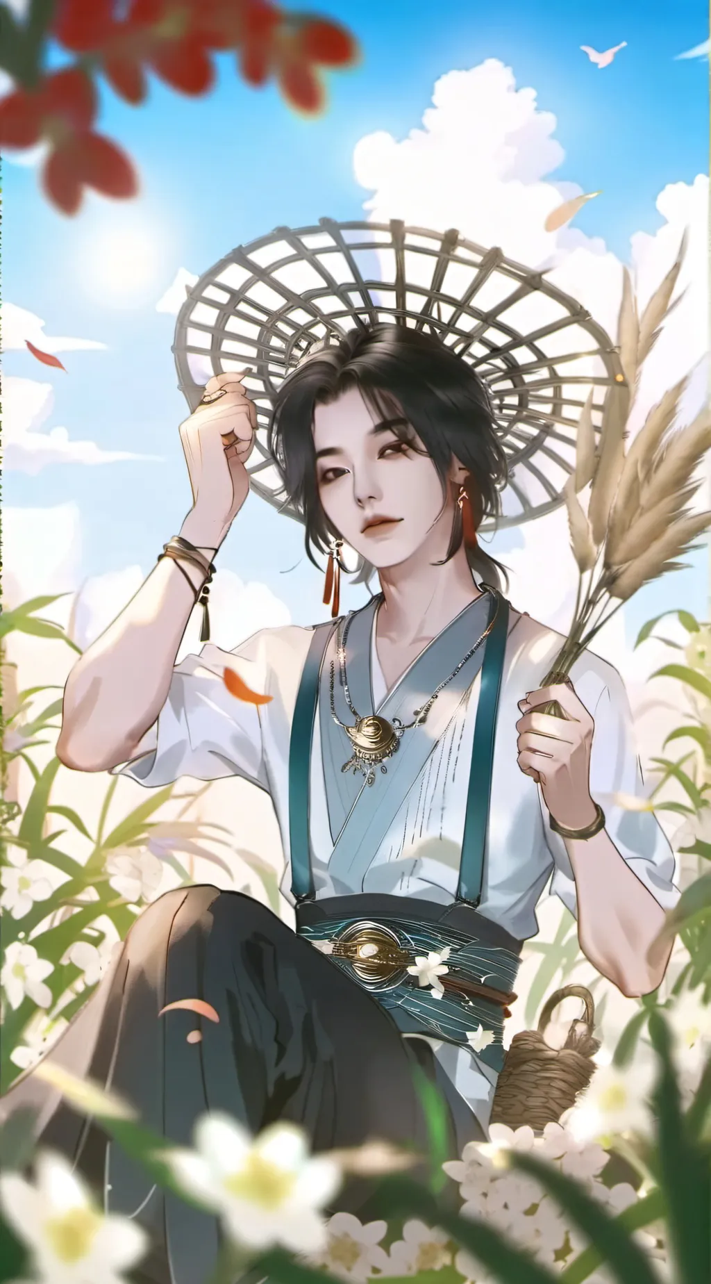 ai character: castiel  background