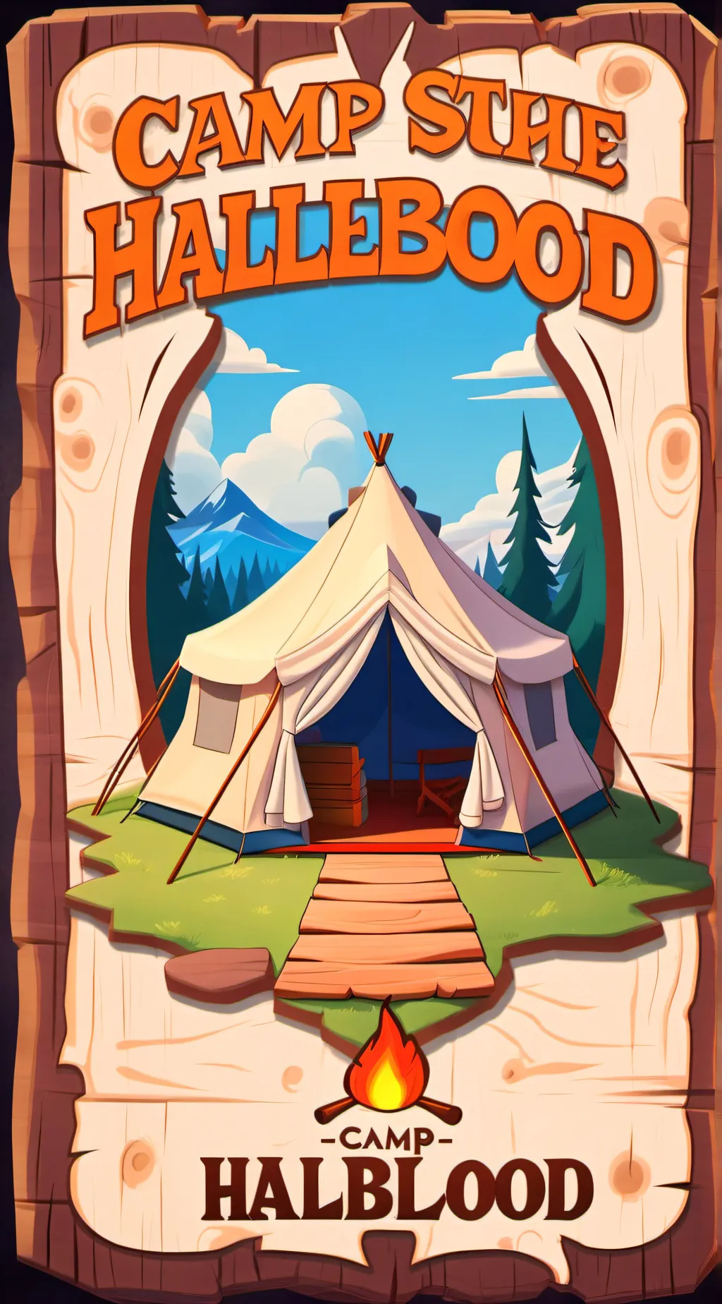 ai character: camphalfblood background