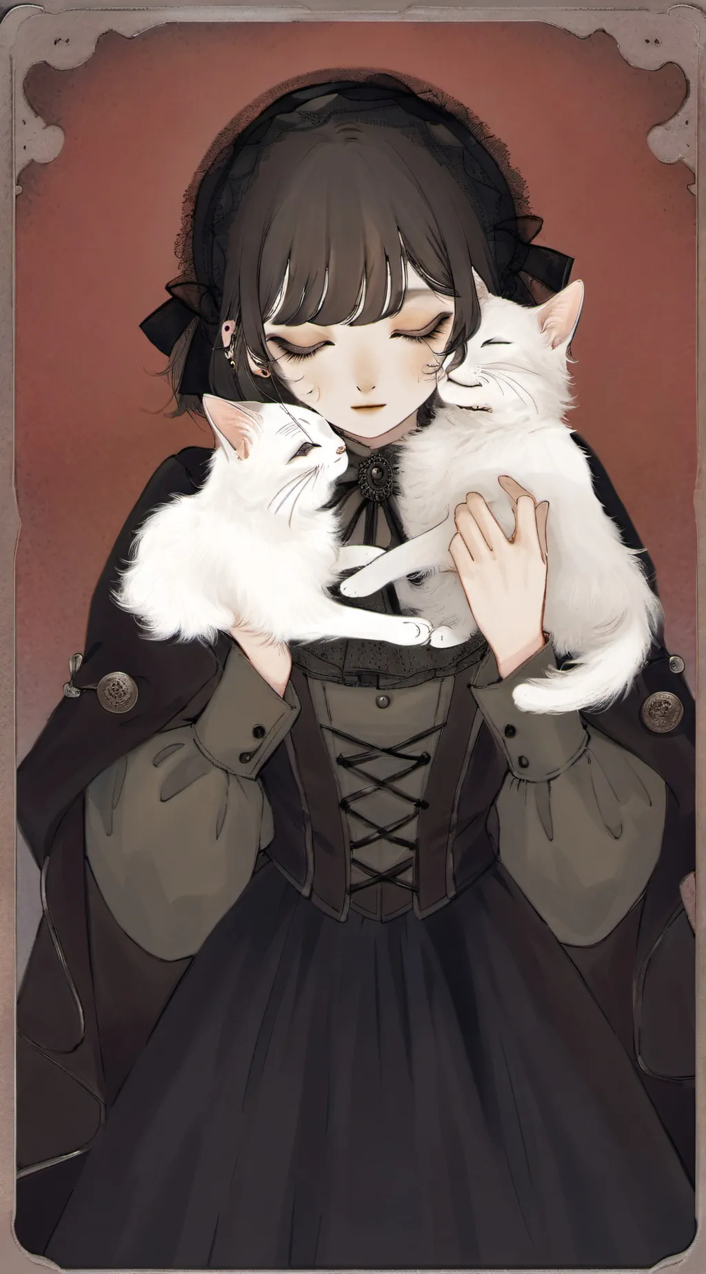 ai character: catnap kissing!! background