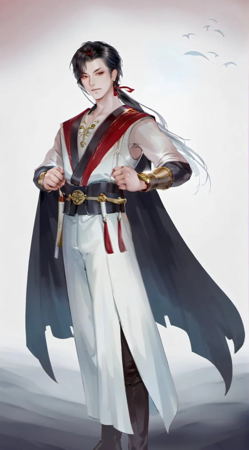 ai character: Min jung background