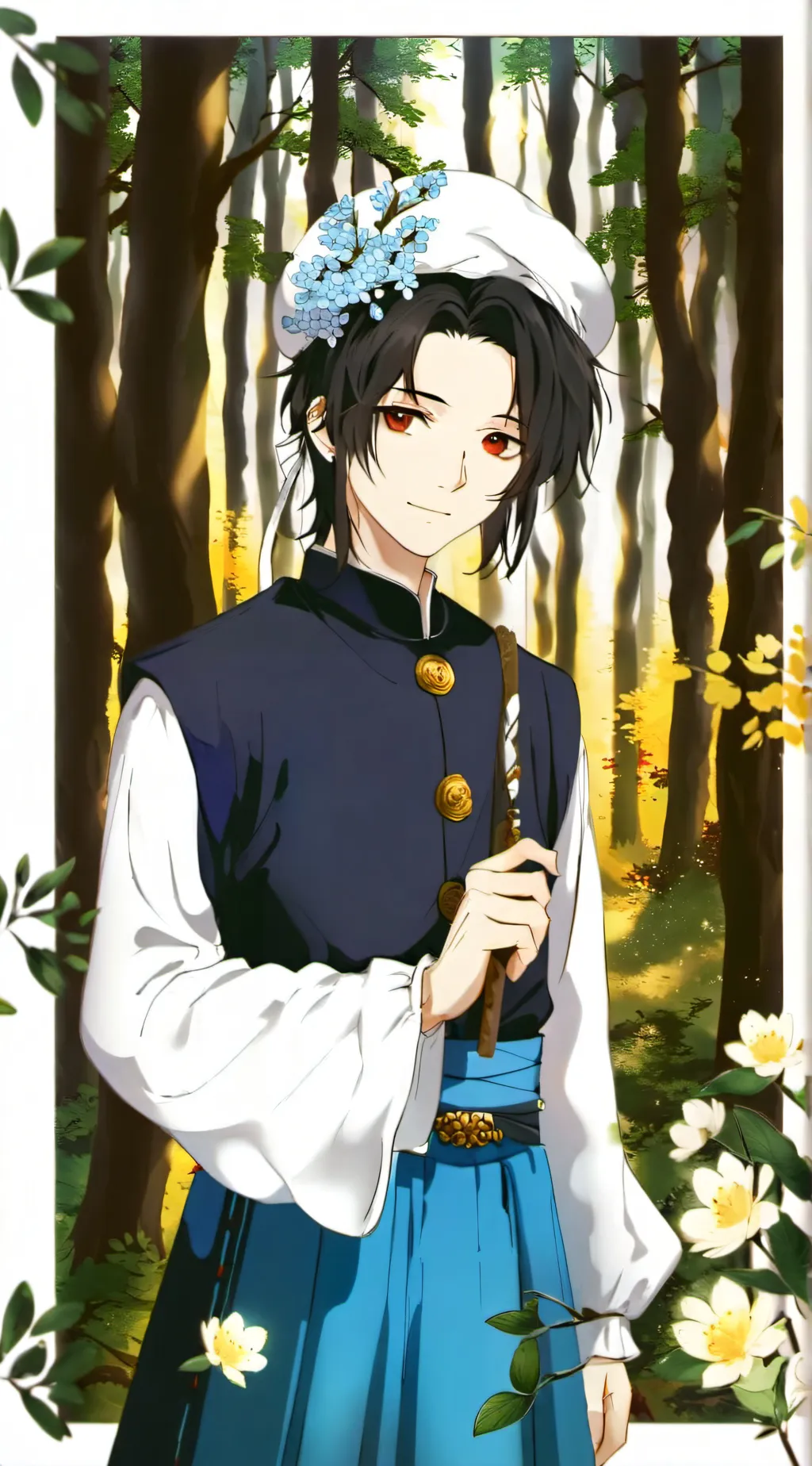 ai character: Aaron background