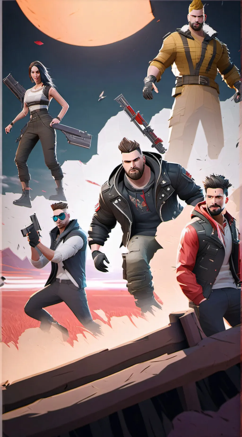 ai character: Remix background