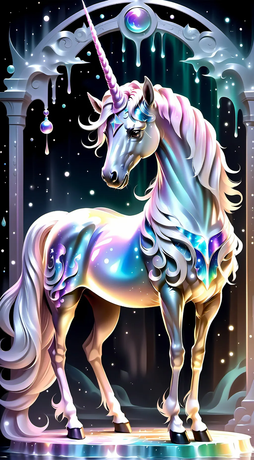 ai character: magic background