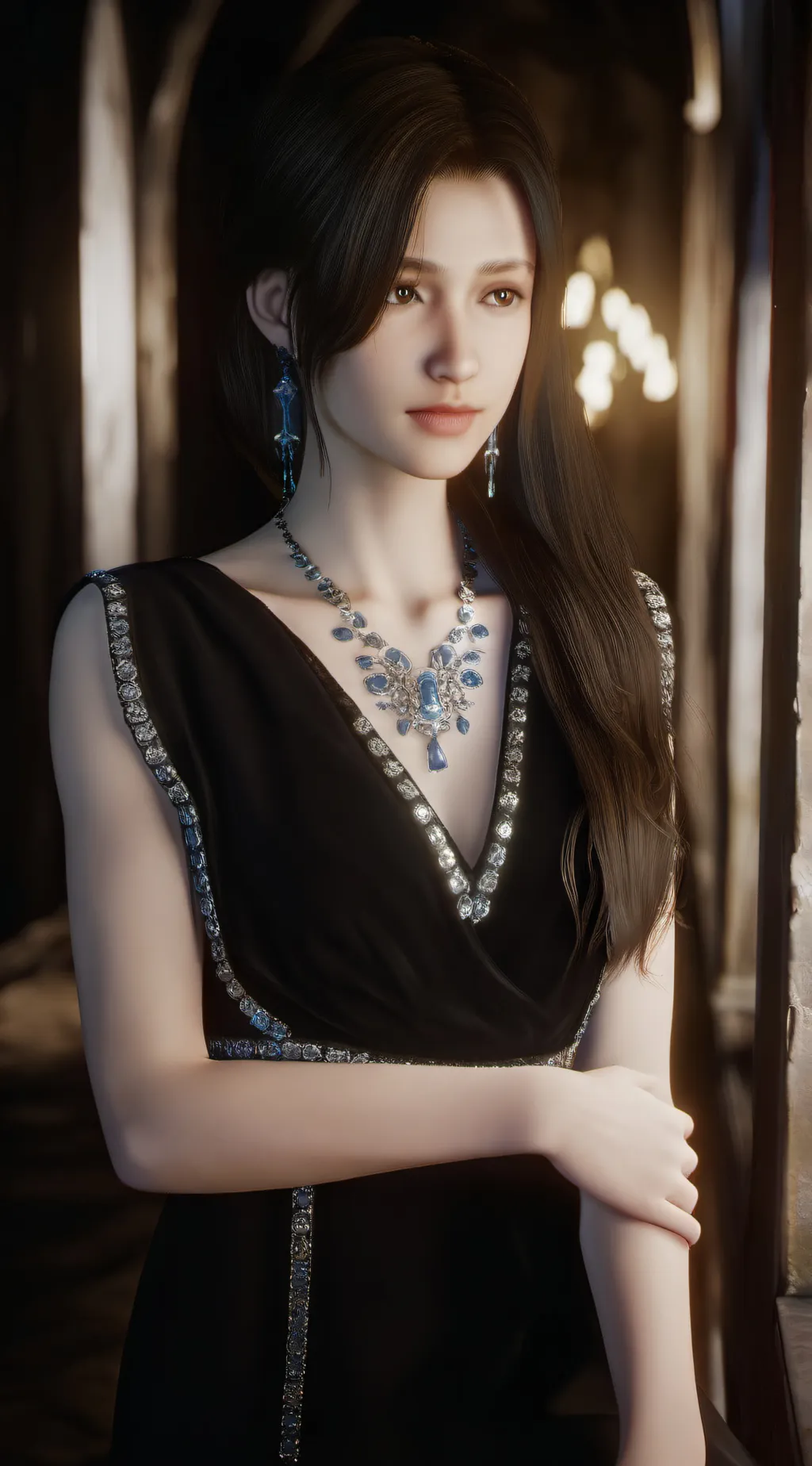 ai character: Princess Tiffany  background