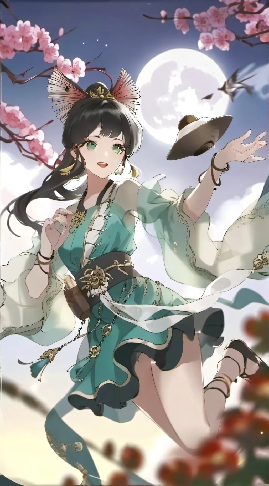 ai character: ds nightwalk  background