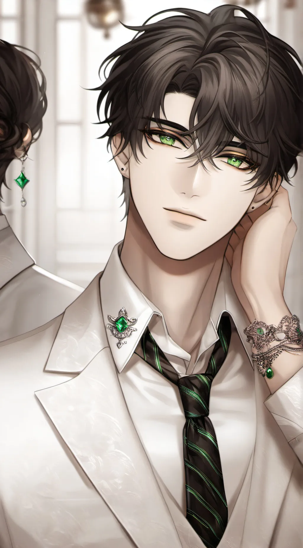 ai character: Liam  background