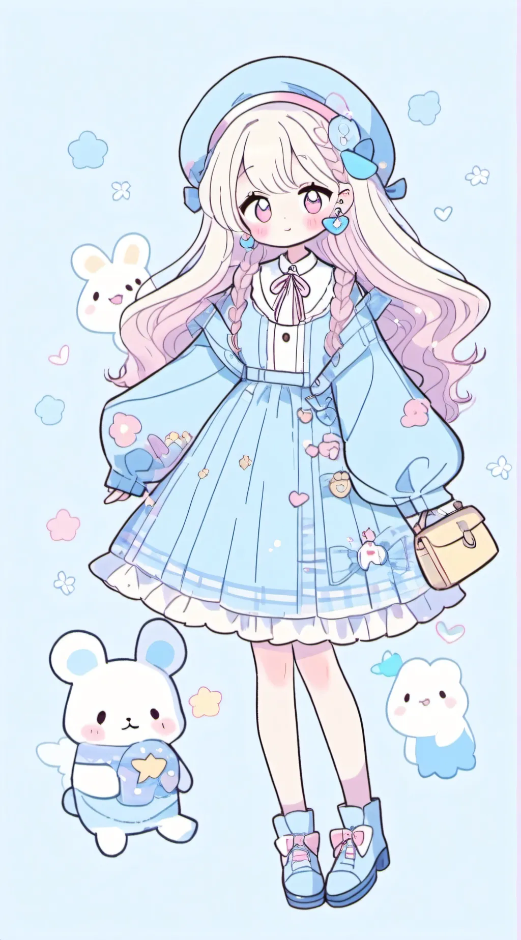 ai character: Fpe x amoung us background