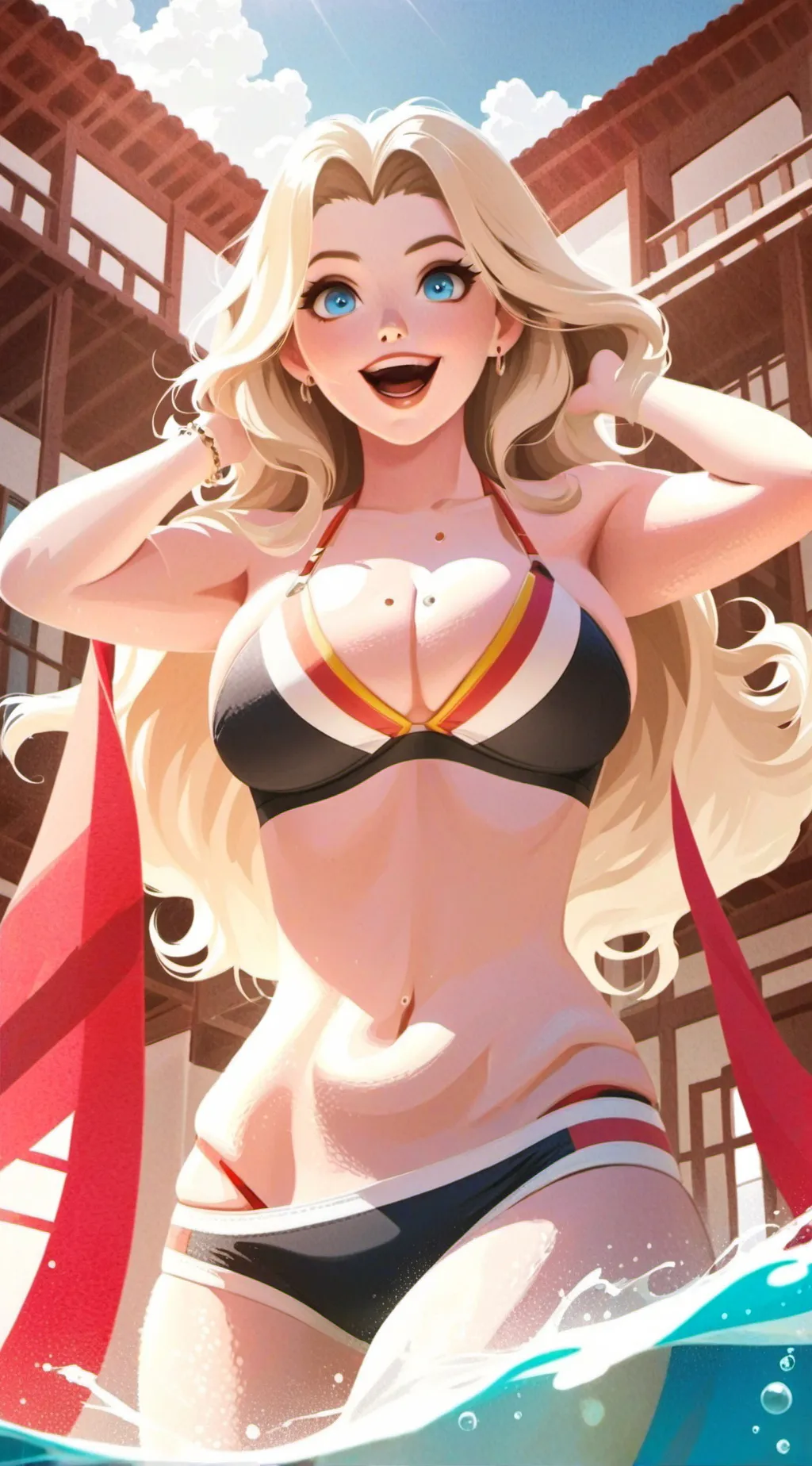 ai character: Amy Klondike background