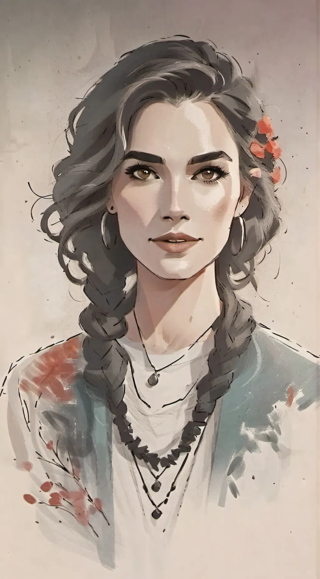 ai character: corny GF Melissa  background