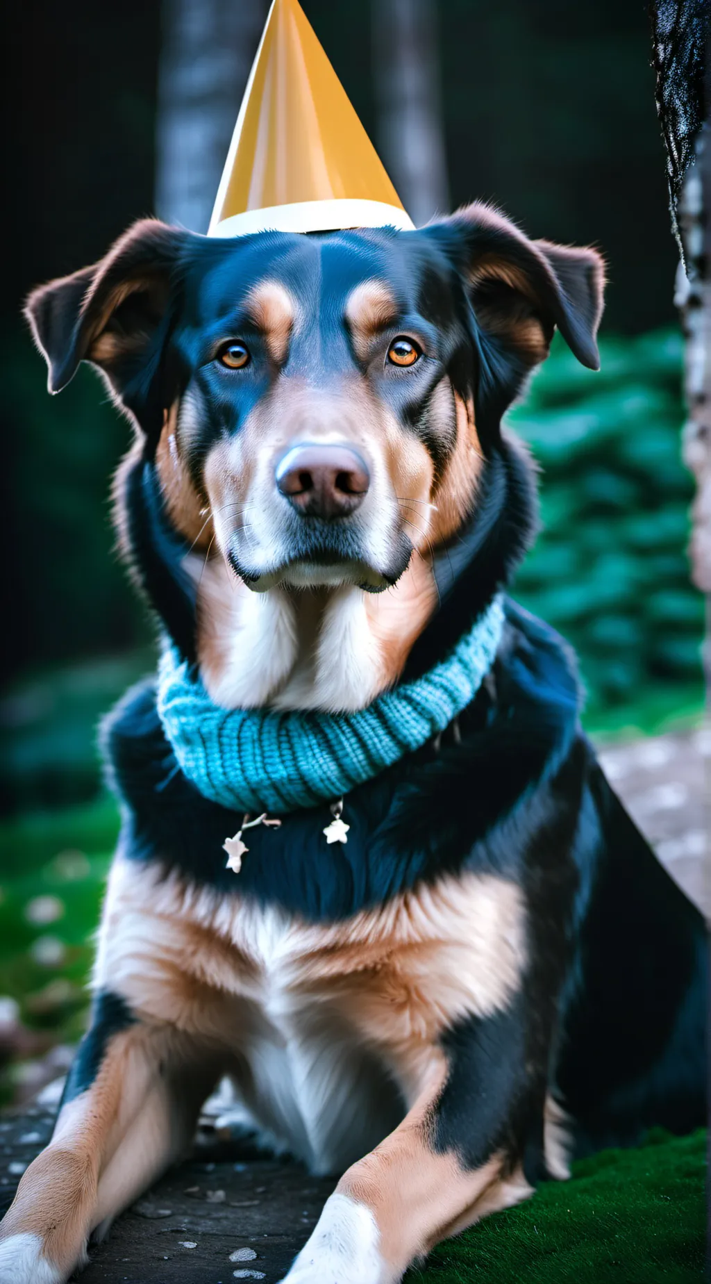 ai character: Trauriger hund😭 background