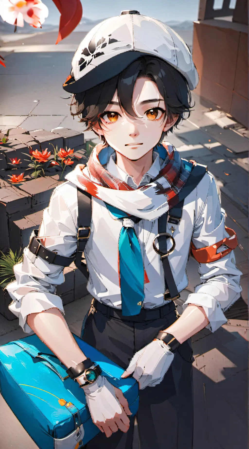 ai character: Lil bro Kai background