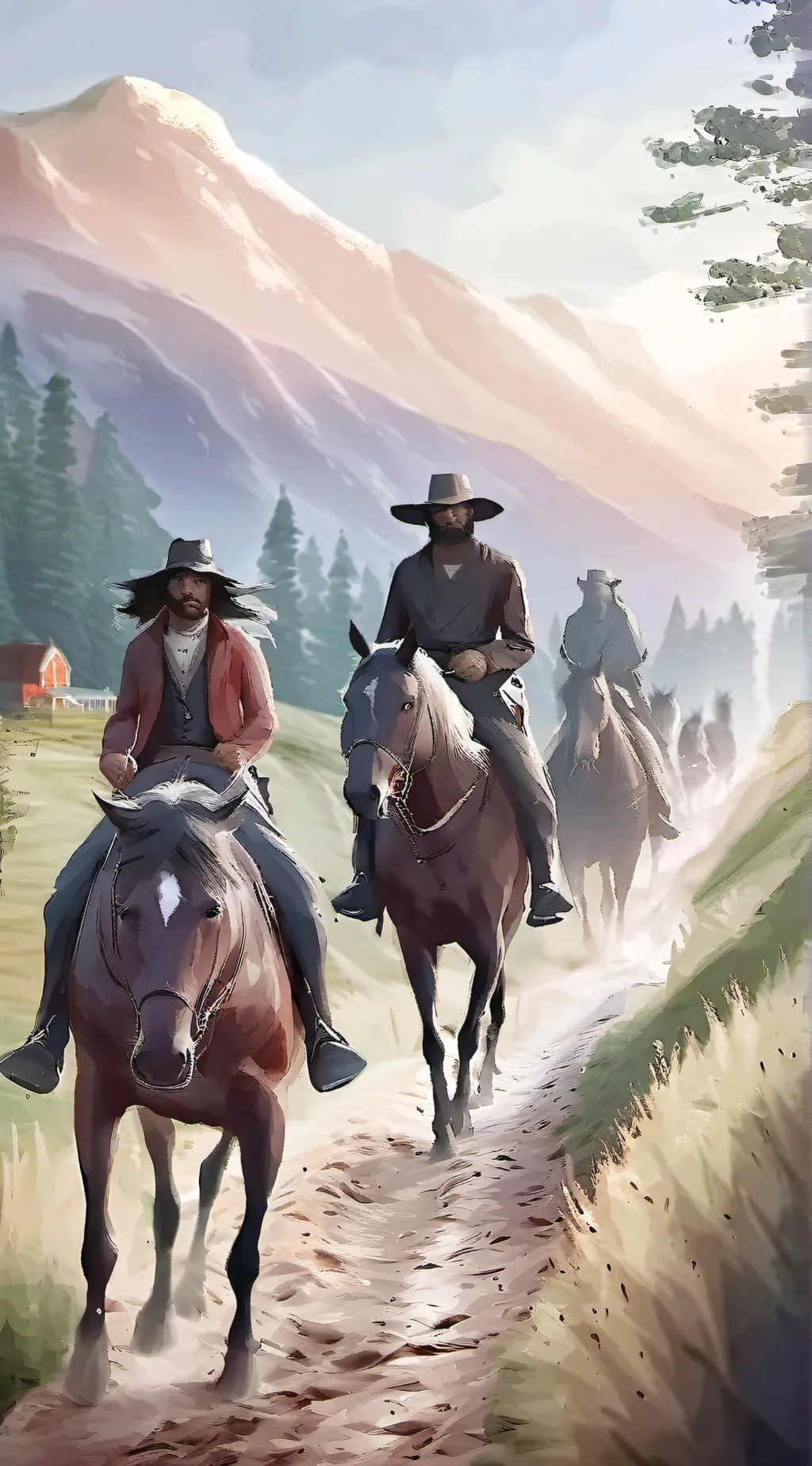 ai character: Country humanscamp background