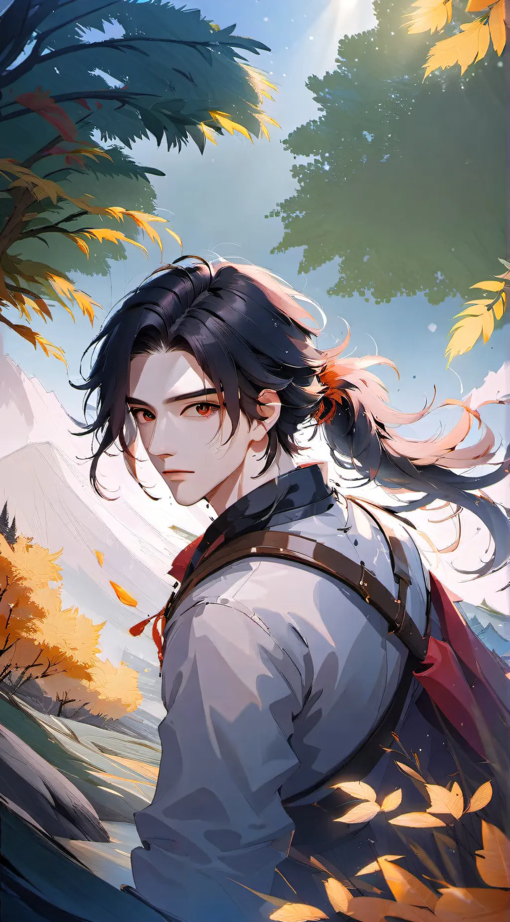 ai character: Asher  background