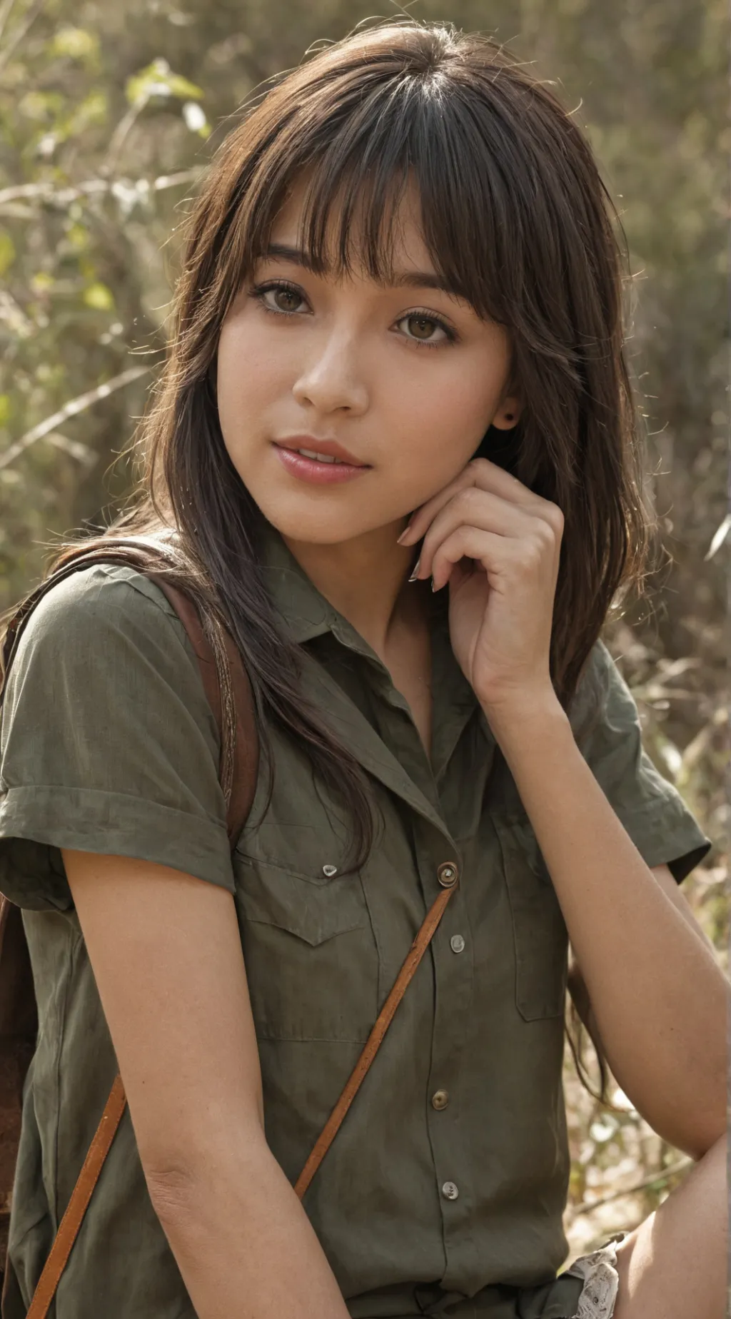 ai character: lena background