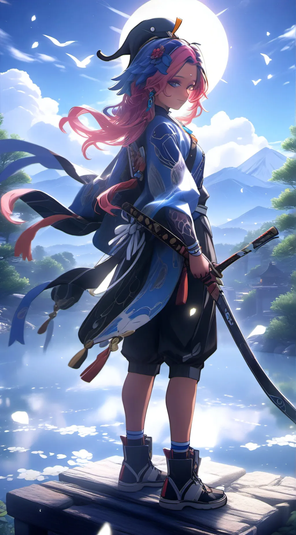 ai character: mitsuri  background