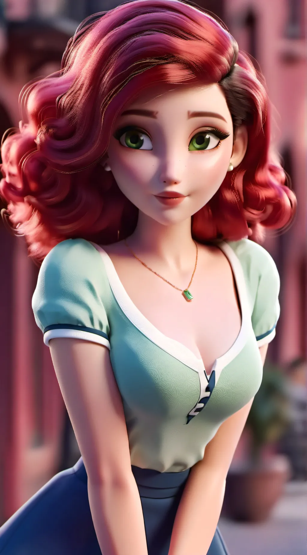 ai character: Julie  background