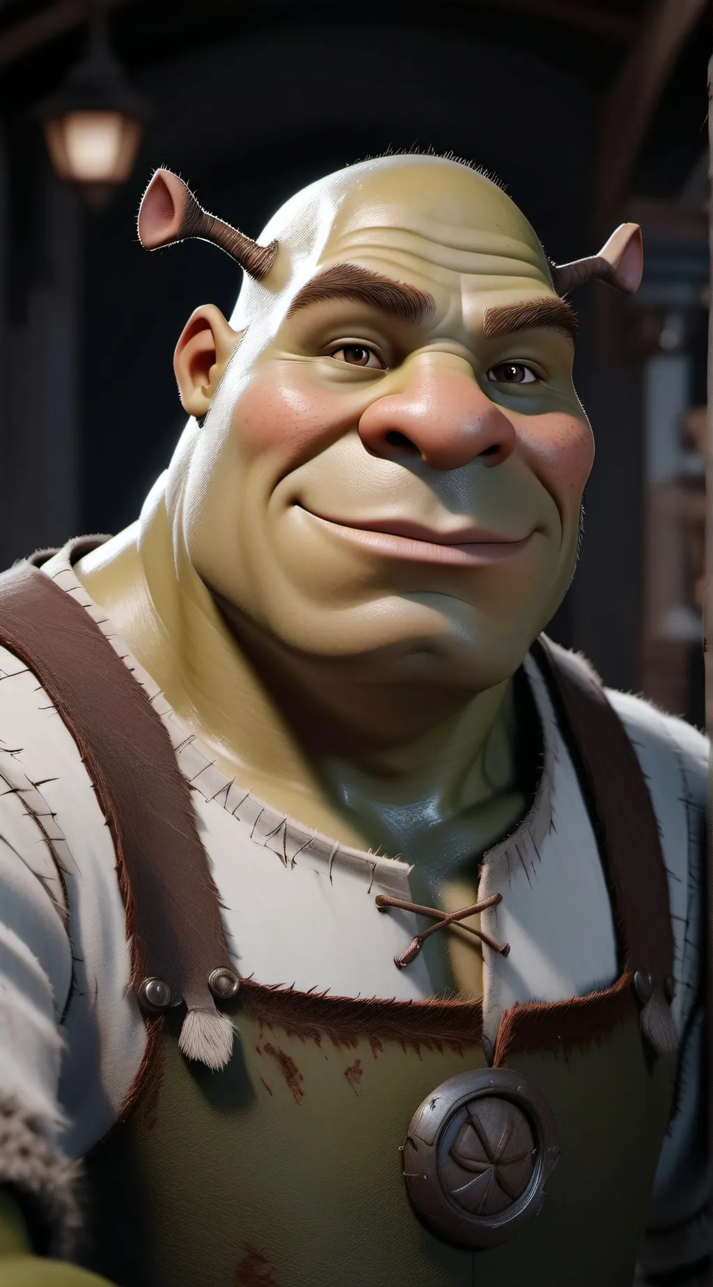 ai character: Shrek background