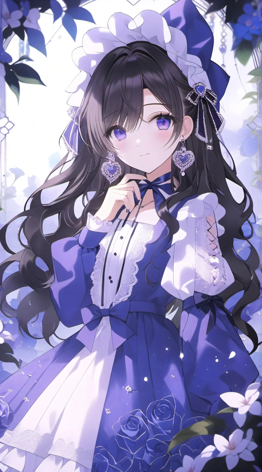 ai character: 5 ragazze background