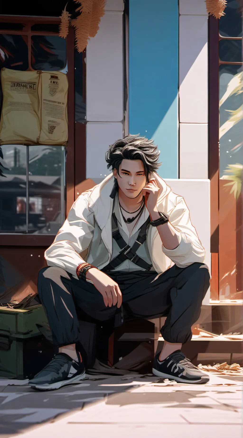 ai character: Jake  background