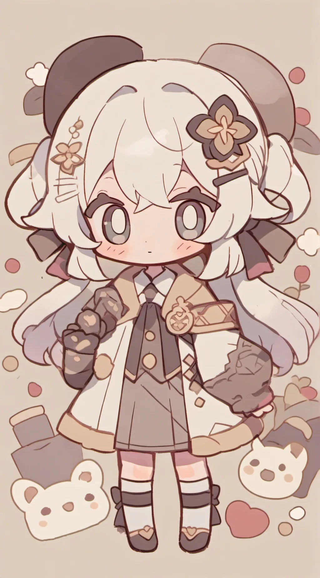 ai character: She is your baby background