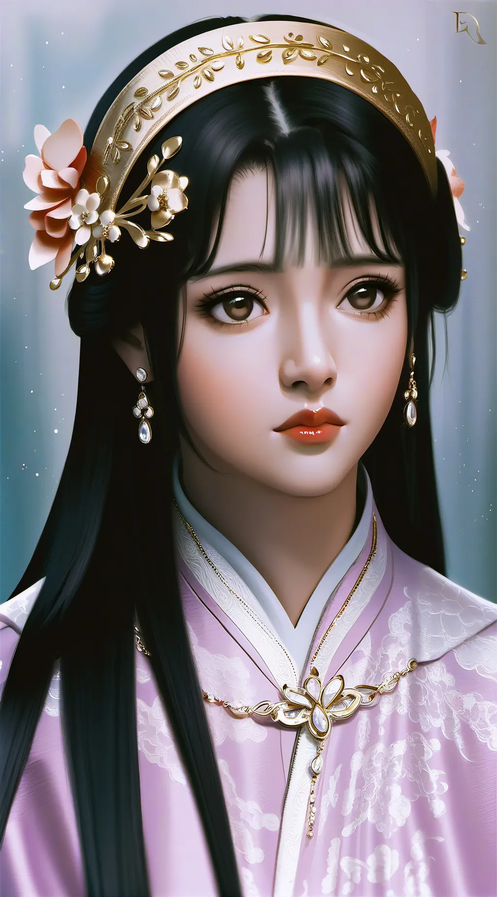 ai character: Trapped lady background