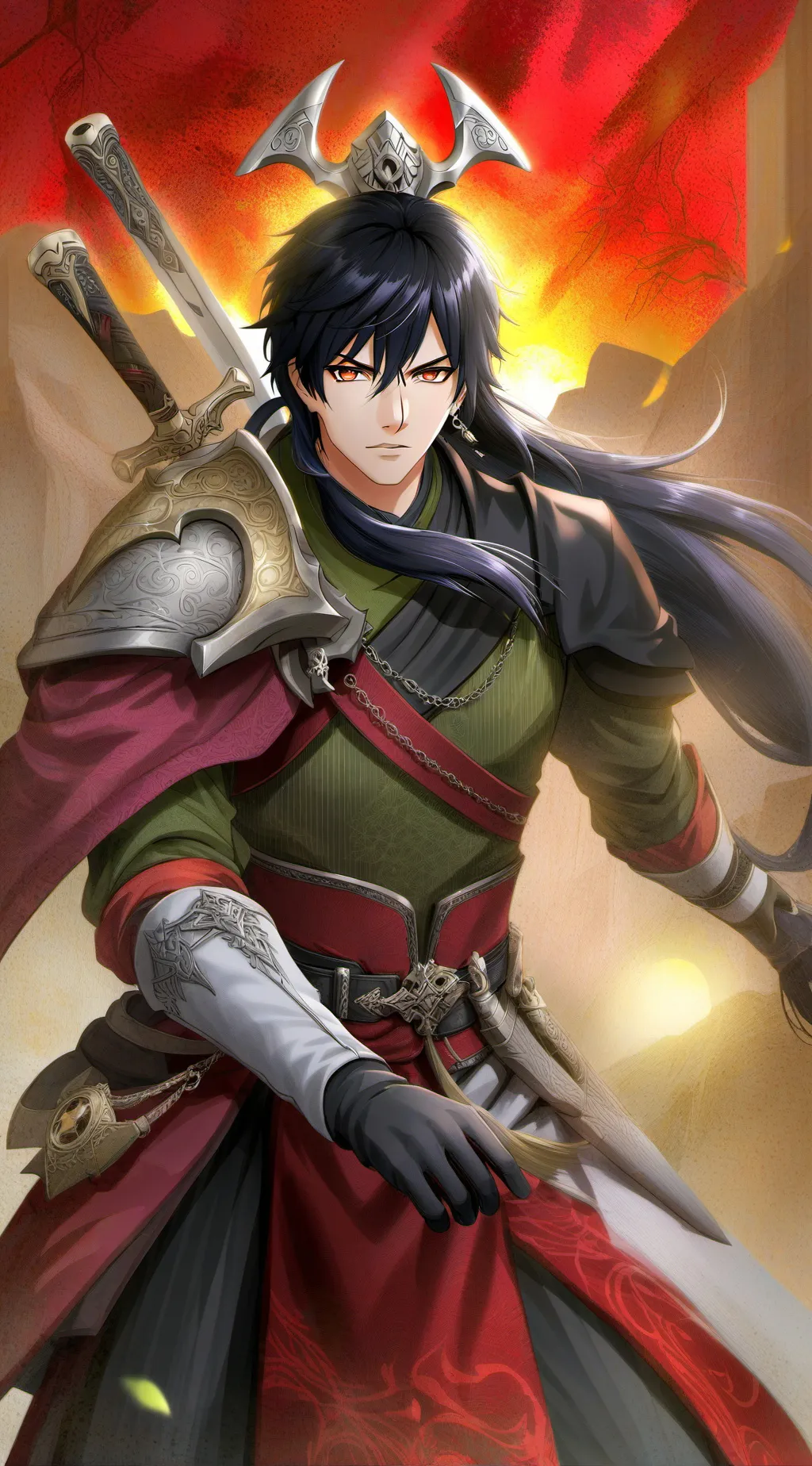 ai character: The monkey king background