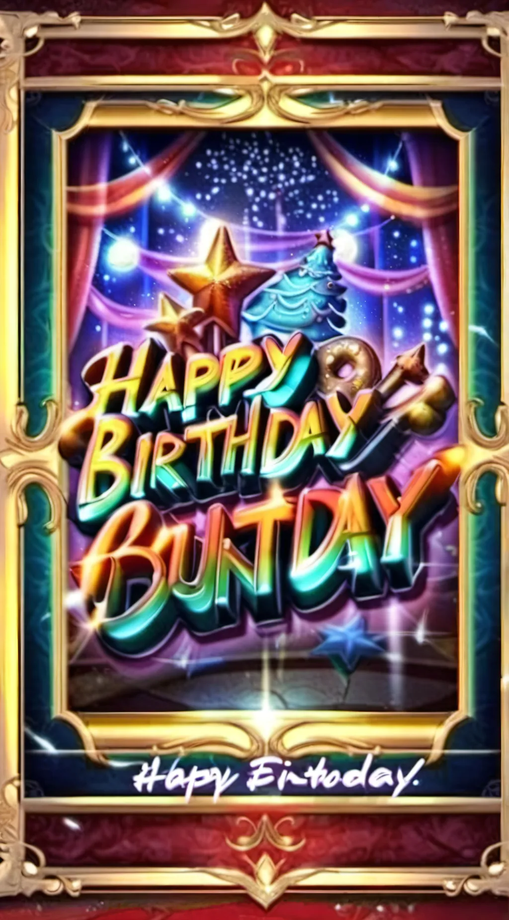 ai character: Y/N’s B-Day!!!! background