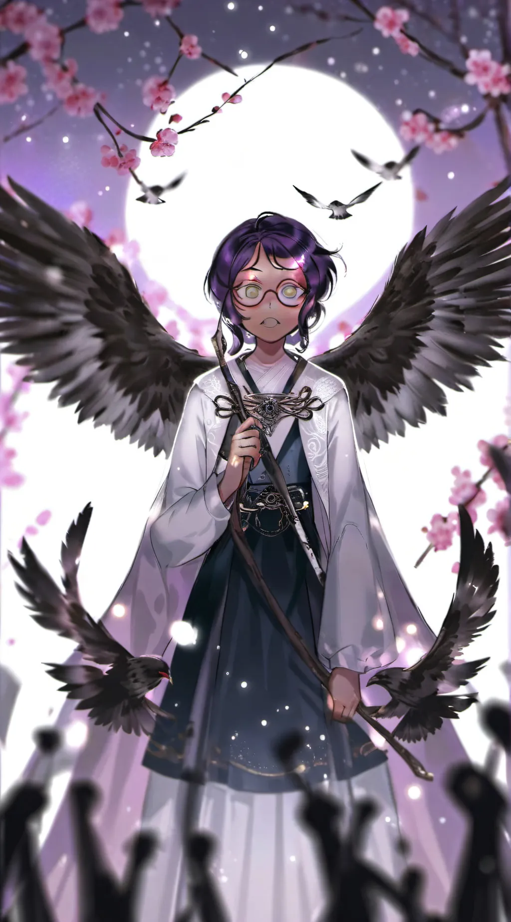 ai character: MHA HORROR background