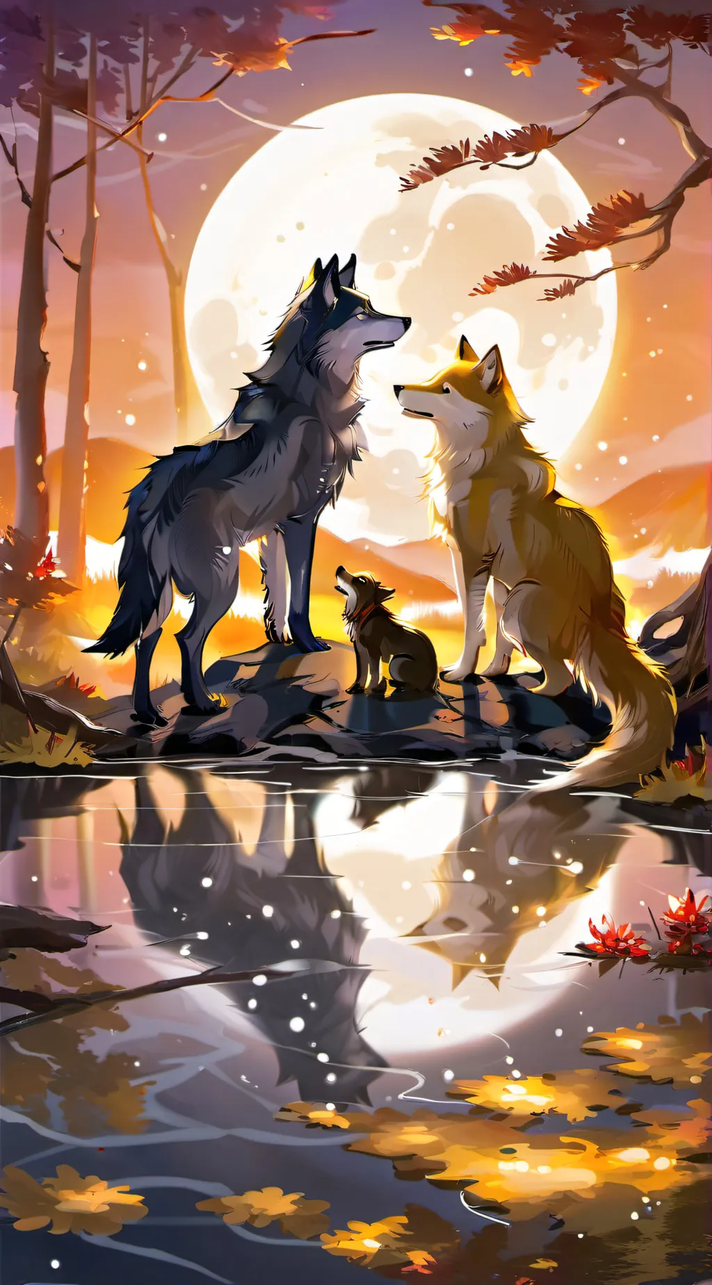 ai character: Wolf family background