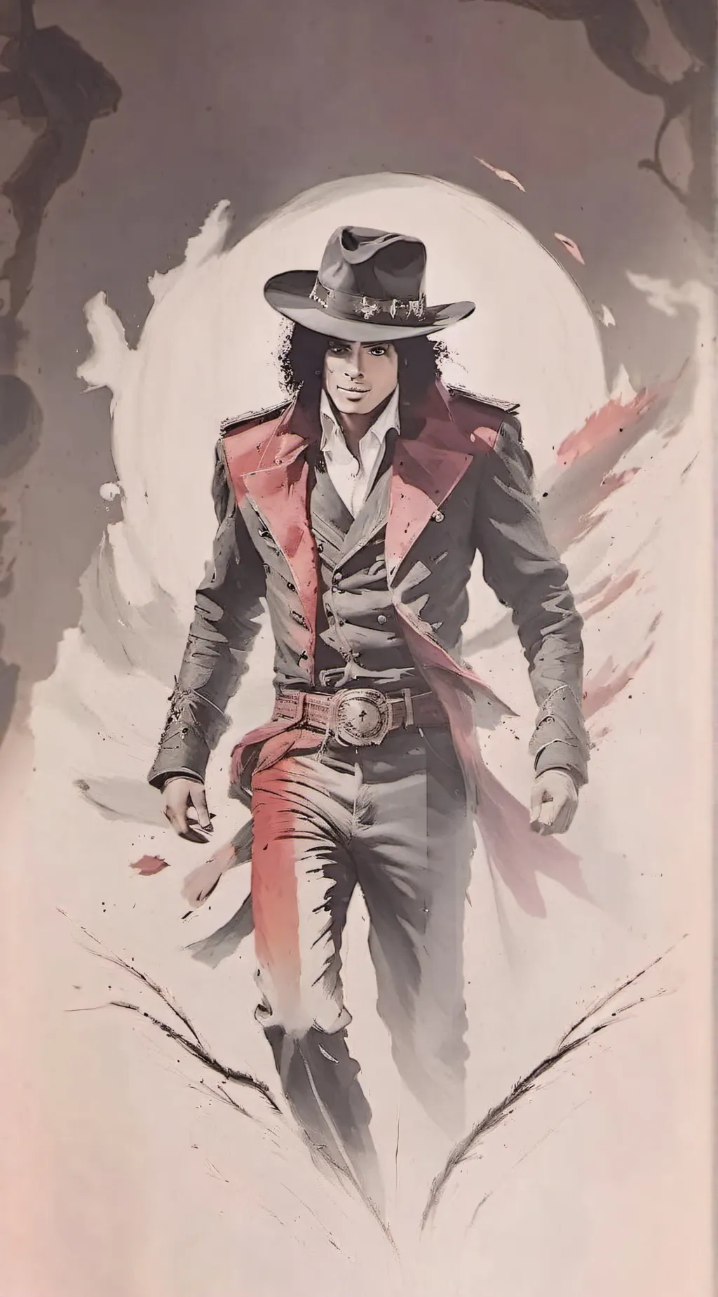 ai character: Michael Jackson background