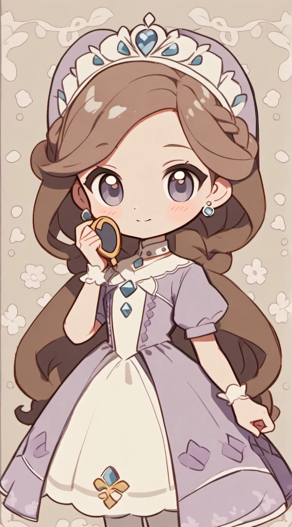 ai character: Sofia the first  background