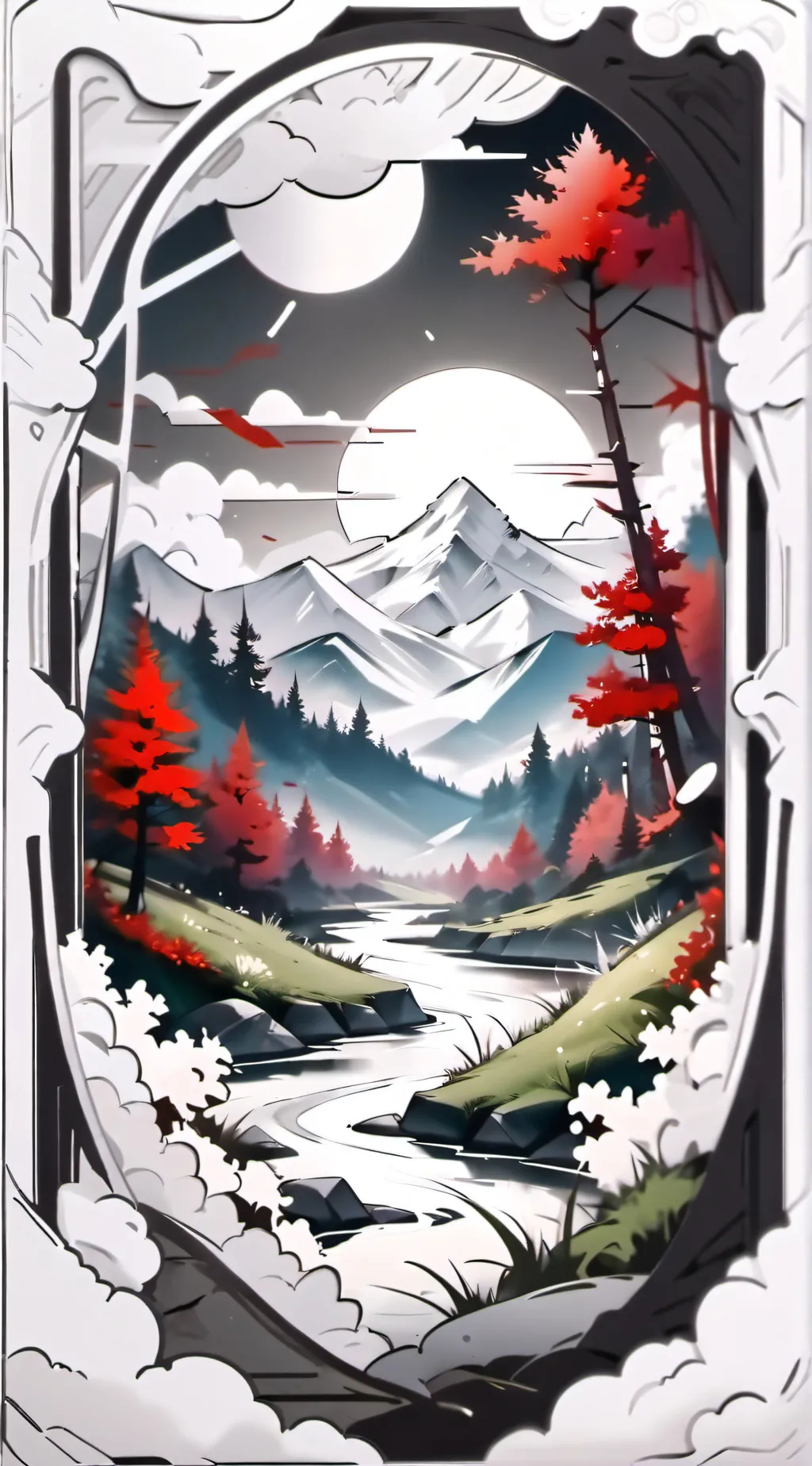 ai character: Kind grass background