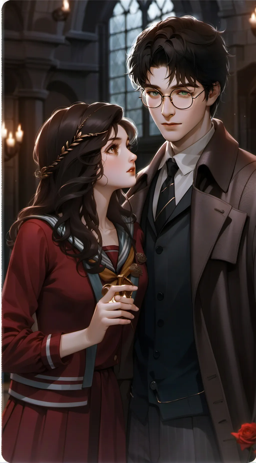 ai character: Harry Poter and u background