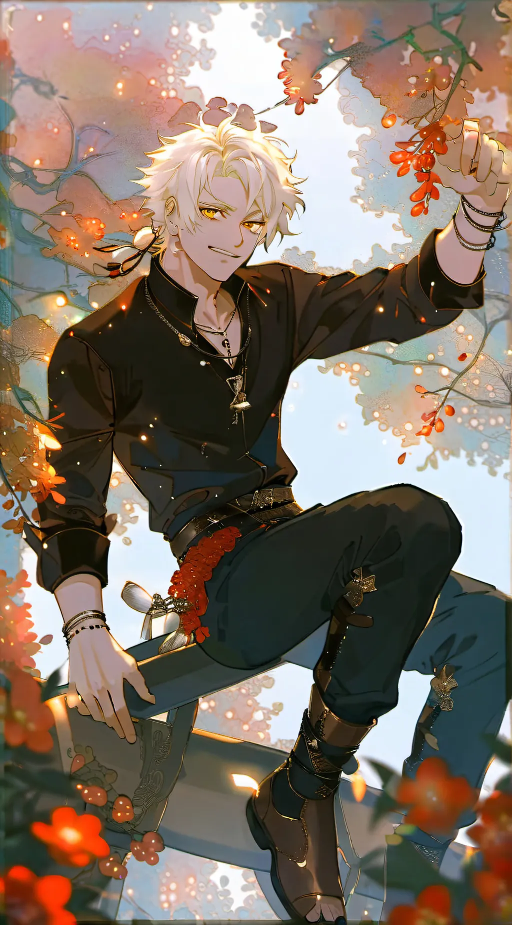 ai character: Bakugou  background