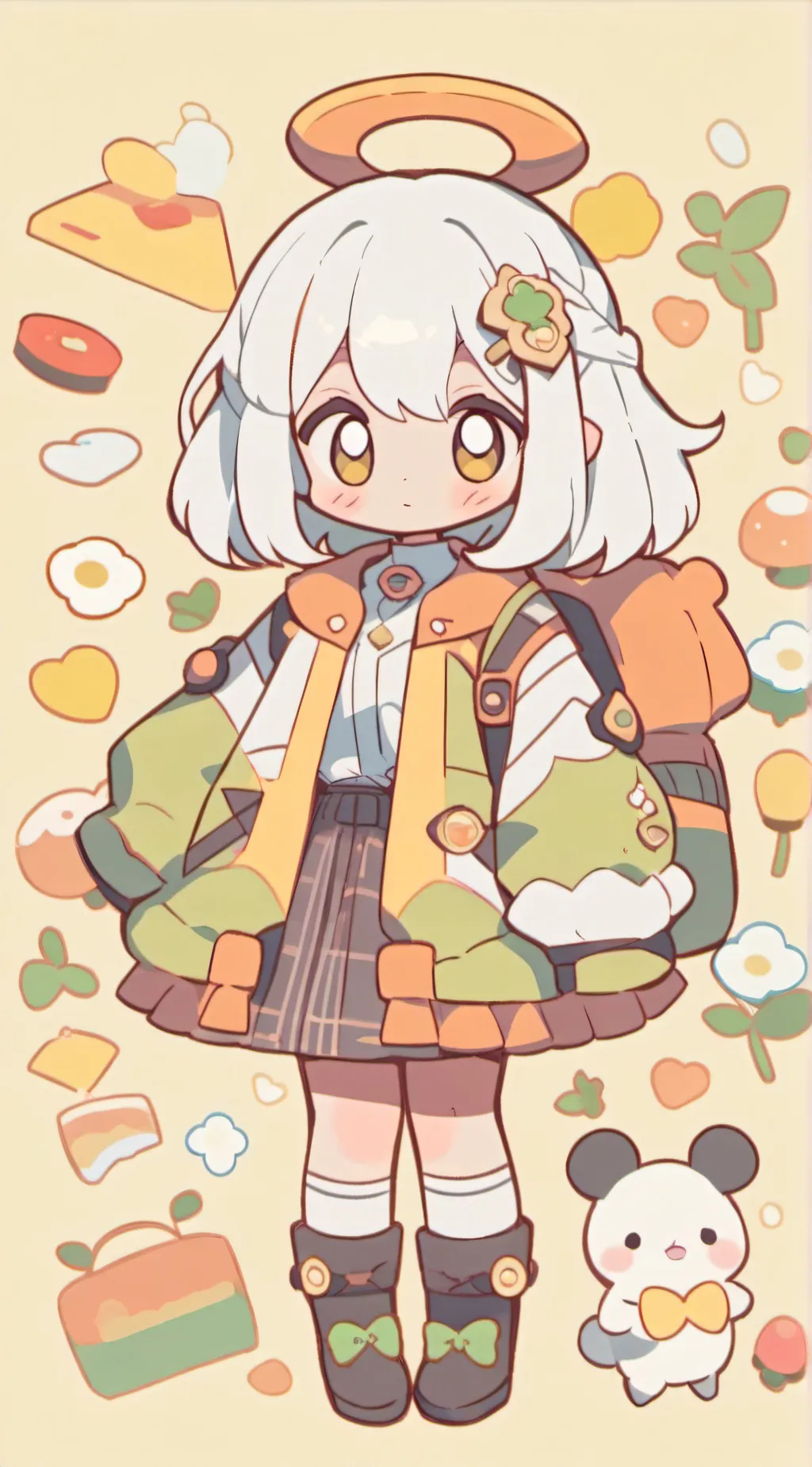 ai character: mha fight background