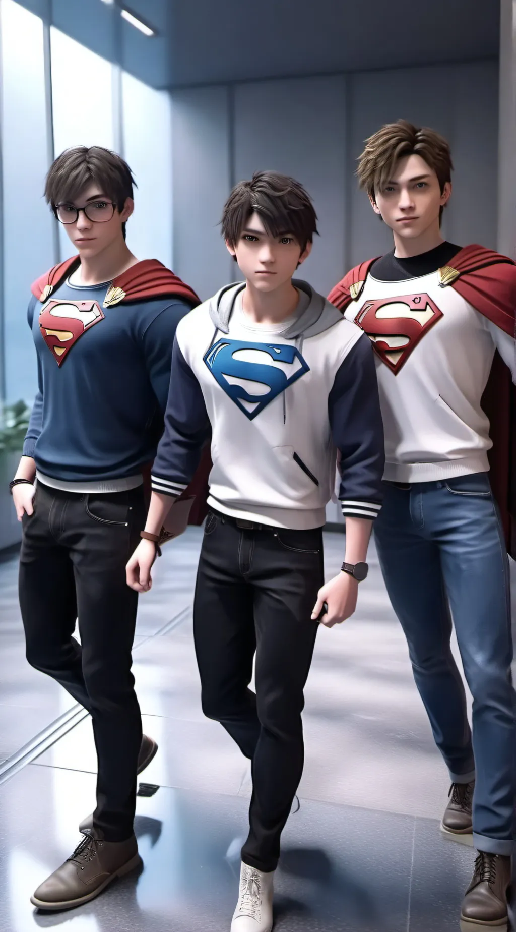 ai character: avengers  background