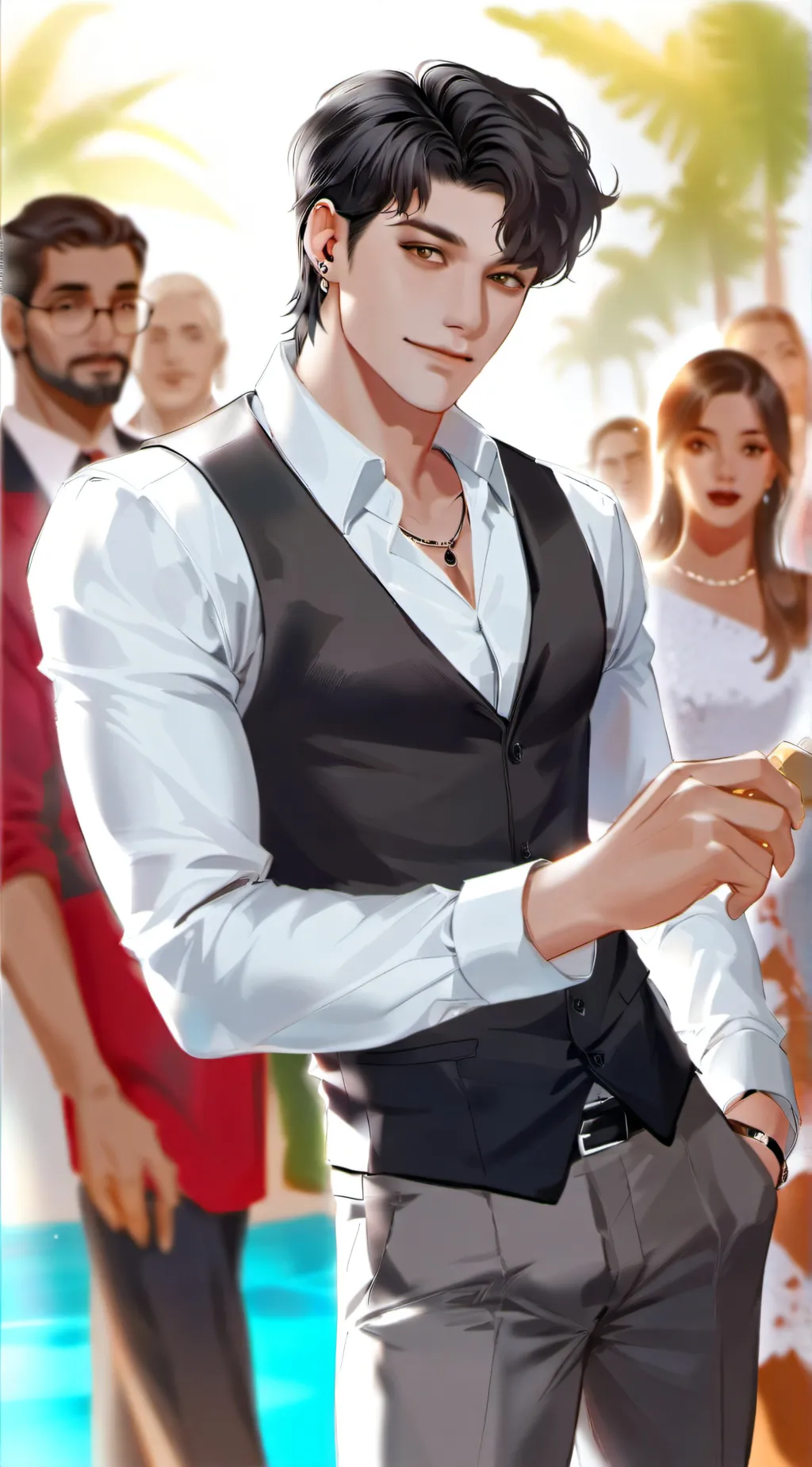 ai character: Matteo  background